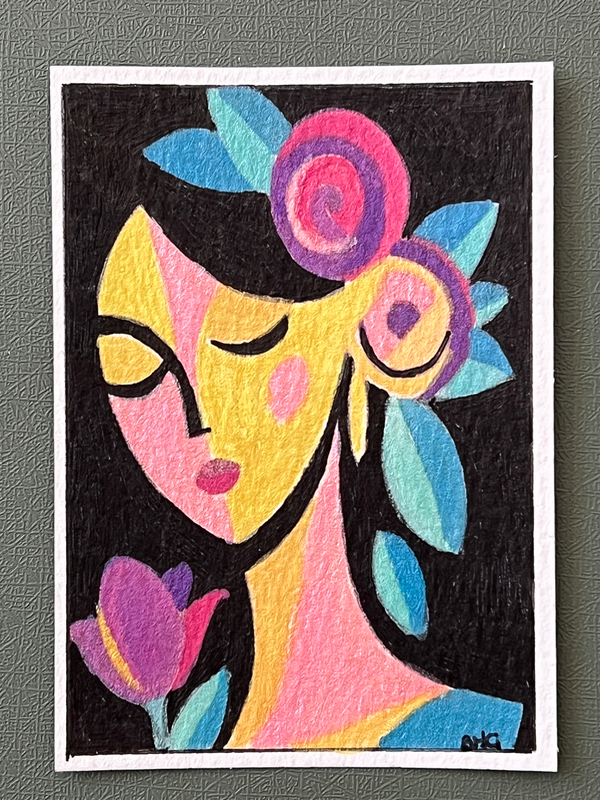 Sparkle aceo art card