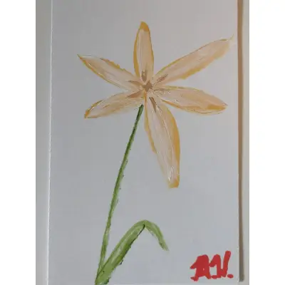 Lily by Amy Warrick aceo art card thumbnail 1