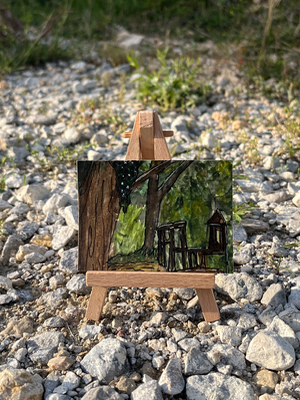 The Bigger Picture (Puzzle Piece #1) aceo art card thumbnail 1