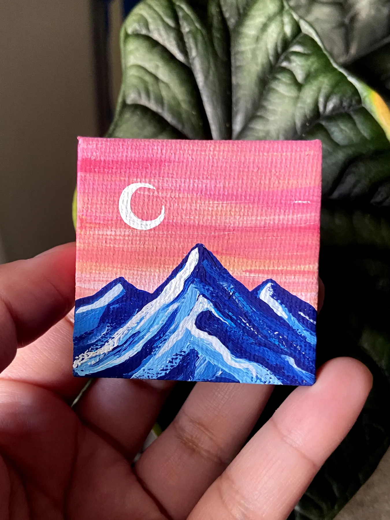Sunset Valley (magnet) aceo art card