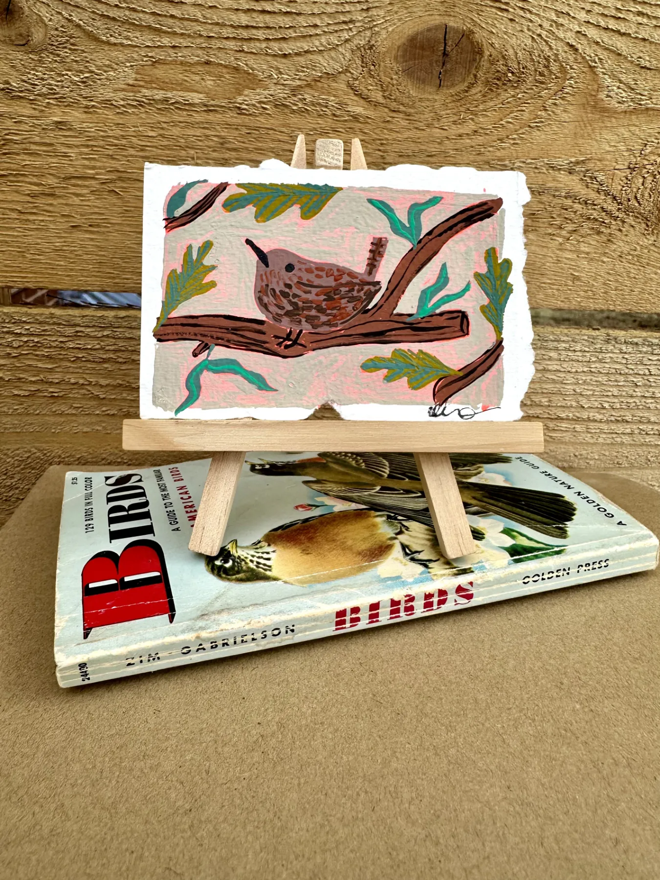 House Wren | Bird Painting aceo art card