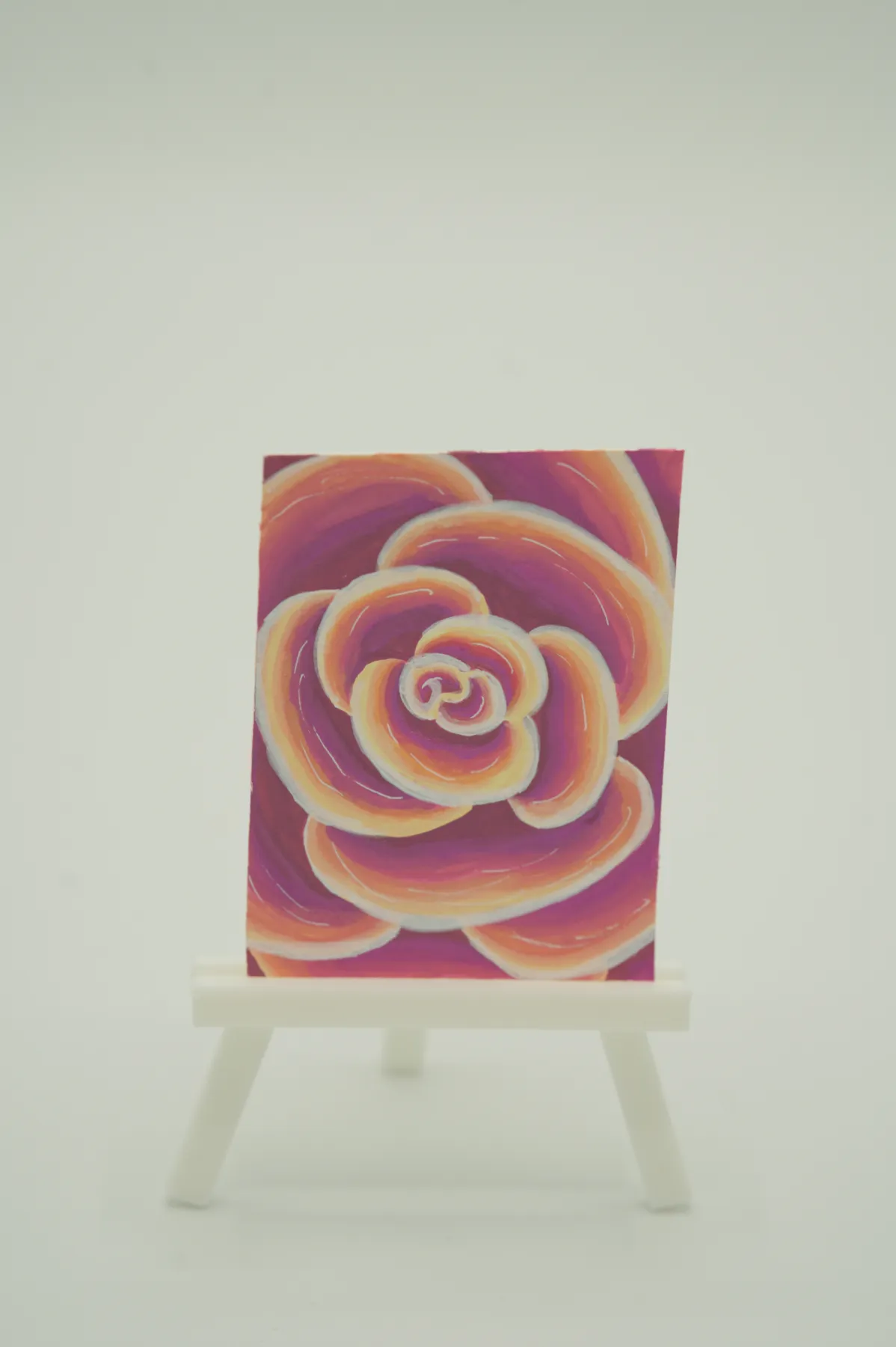 Flower aceo art card