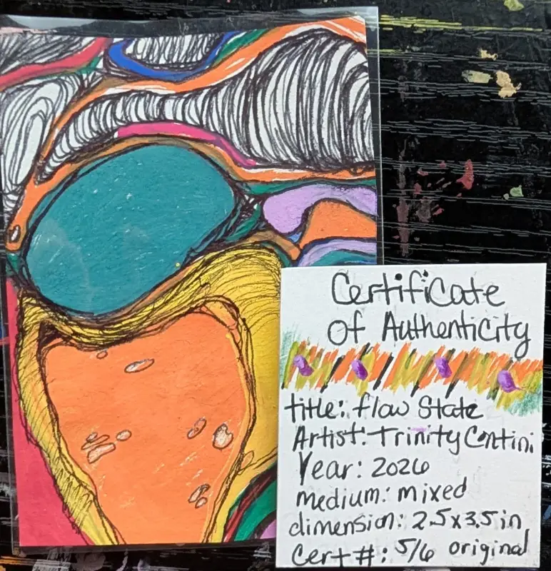 Flow State aceo art card