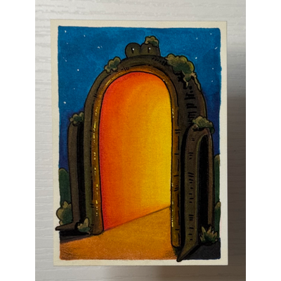 Portal aceo art card thumbnail 1
