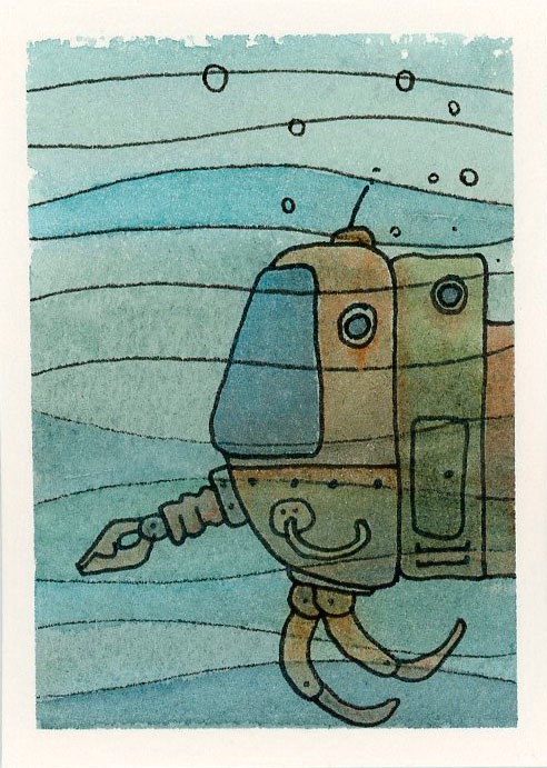 Sub #37 aceo art card