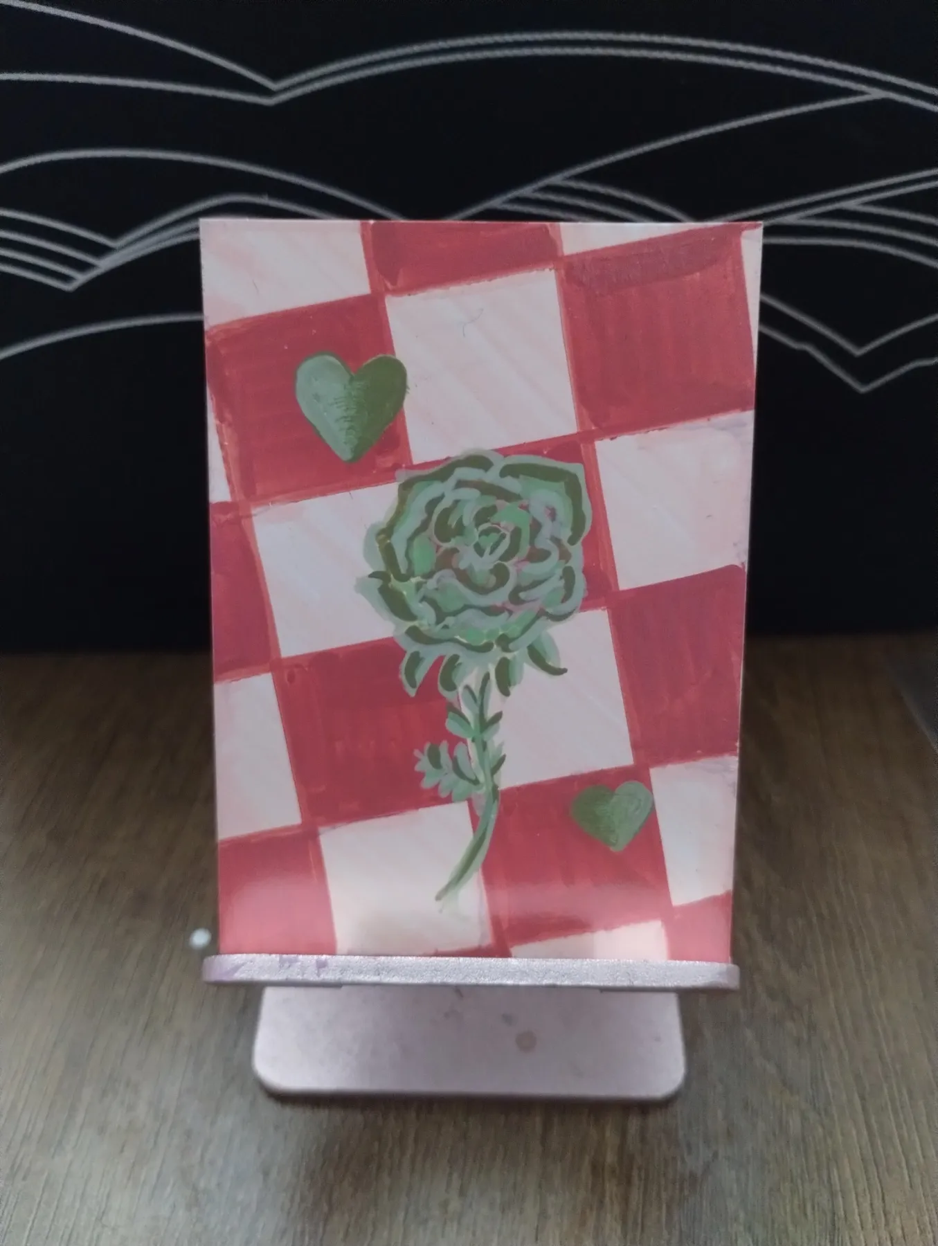 Sage Rose aceo art card