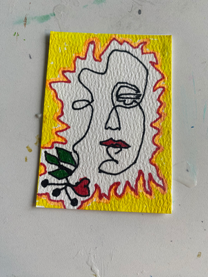 Hot Couple set aceo art card thumbnail 3