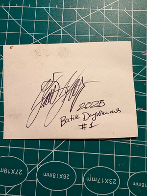 Batik Daydreams #1 aceo art card thumbnail 2