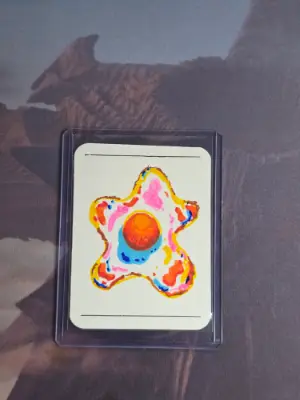 Eggy Star aceo art card thumbnail 1