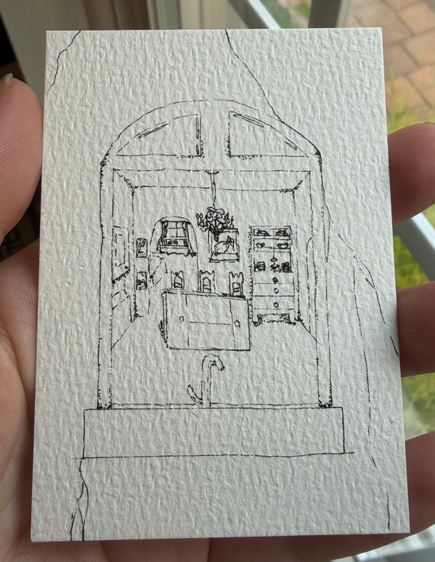Window Collection #3 aceo art card
