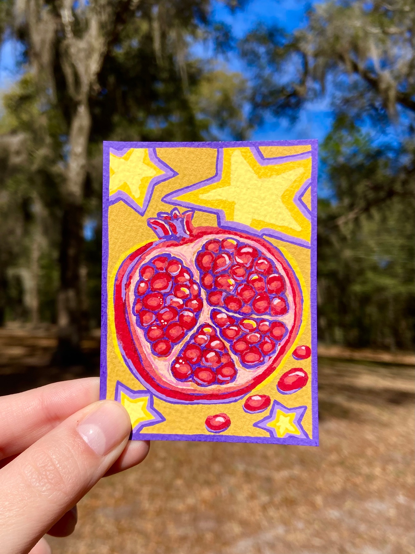 Morningstar aceo art card