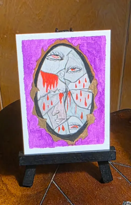 Mystic Mirror aceo art card