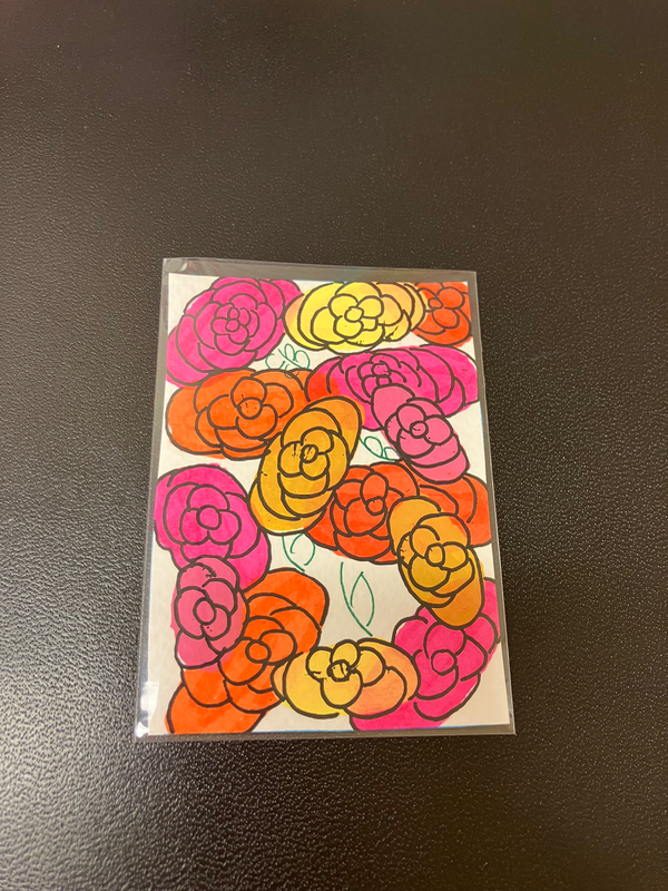 Flowers #1 aceo art card