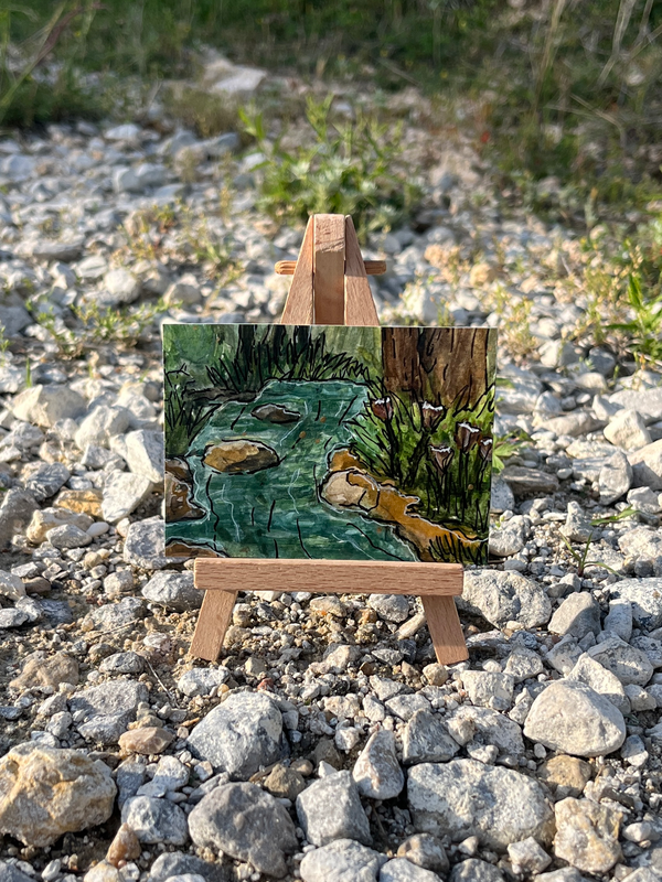 The Bigger Picture (Puzzle Piece #4) aceo art card