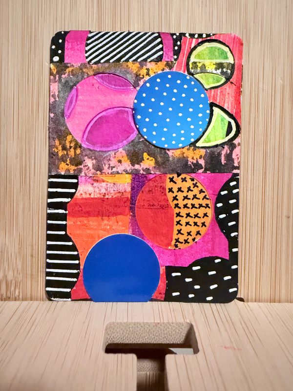 All at once aceo art card