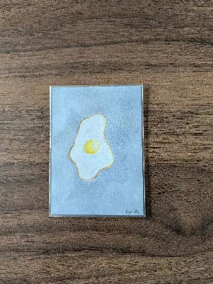 The Egg #2 aceo art card thumbnail 1