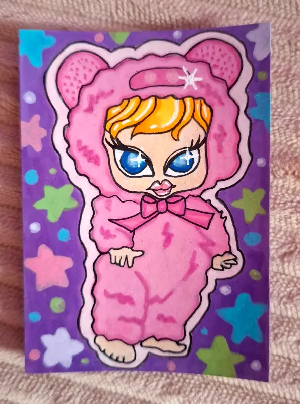 Bratziez Cloe aceo art card