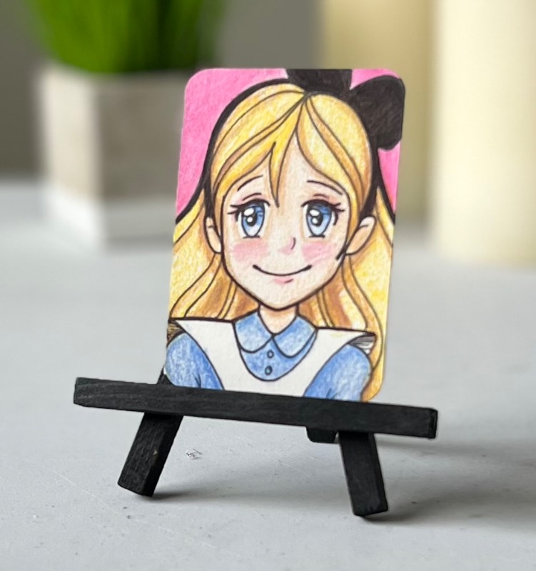 Anime Alice aceo art card