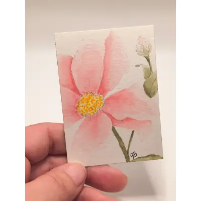 Morning Bloom aceo art card thumbnail 2