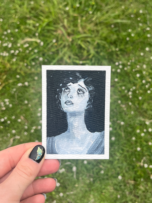 Mascara aceo art card thumbnail 2