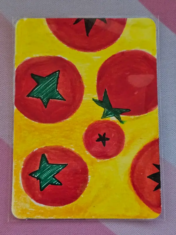 Tomato Dream aceo art card
