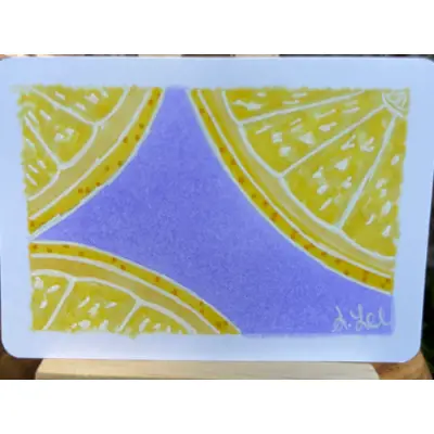 Summertime Citrus aceo art card thumbnail 2