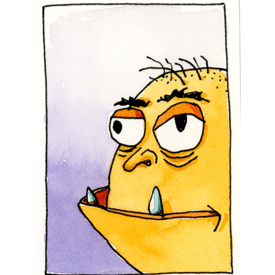"Walter" aceo art card thumbnail 1