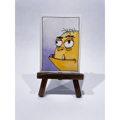 "Walter" aceo art card thumbnail 3