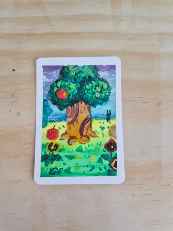 Apples are Ready aceo art card