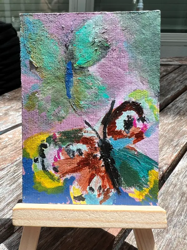 Passing Through aceo art card