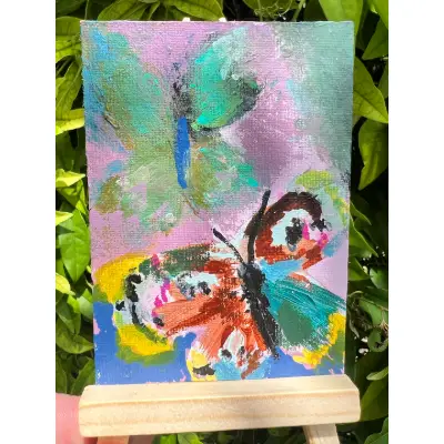 Passing Through aceo art card thumbnail 2