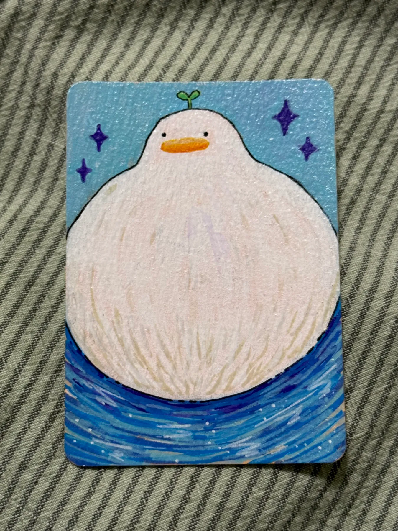 Sprout aceo art card