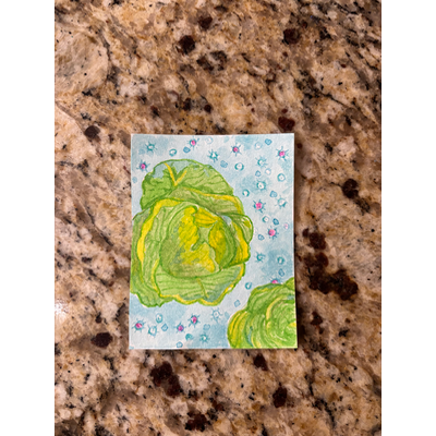 Cyclospora survivor card aceo art card thumbnail 1