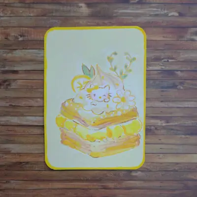 ACEO Original Art Mimmy Sanrio Dessert aceo art card thumbnail 1