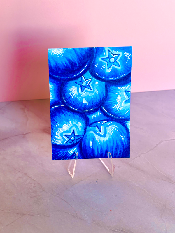 Starberries aceo art card