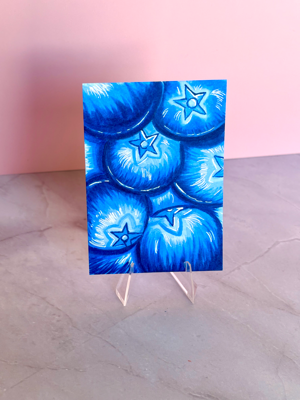 Starberries aceo art card
