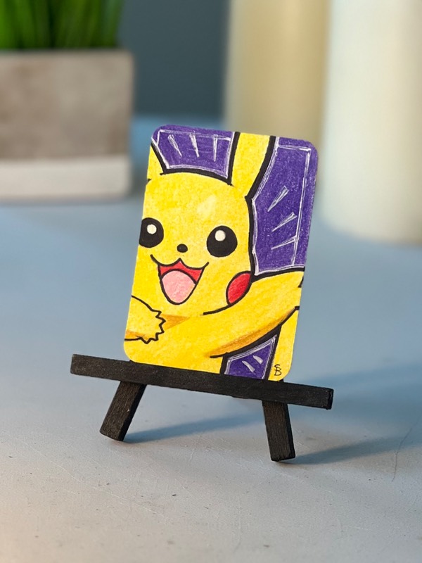 Pikachu aceo art card