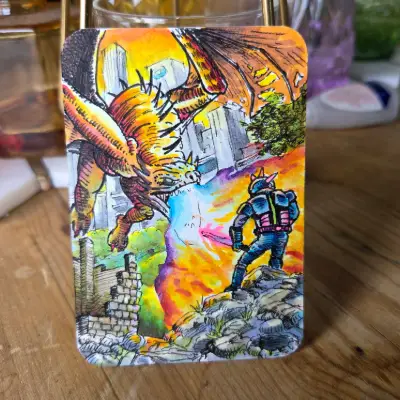 The New Knights aceo art card thumbnail 1