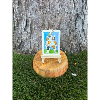Keep Clean Callie aceo art card thumbnail 1