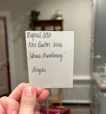 Citrus Awakening aceo art card thumbnail 2