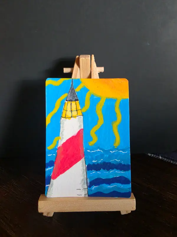 The Bay aceo art card