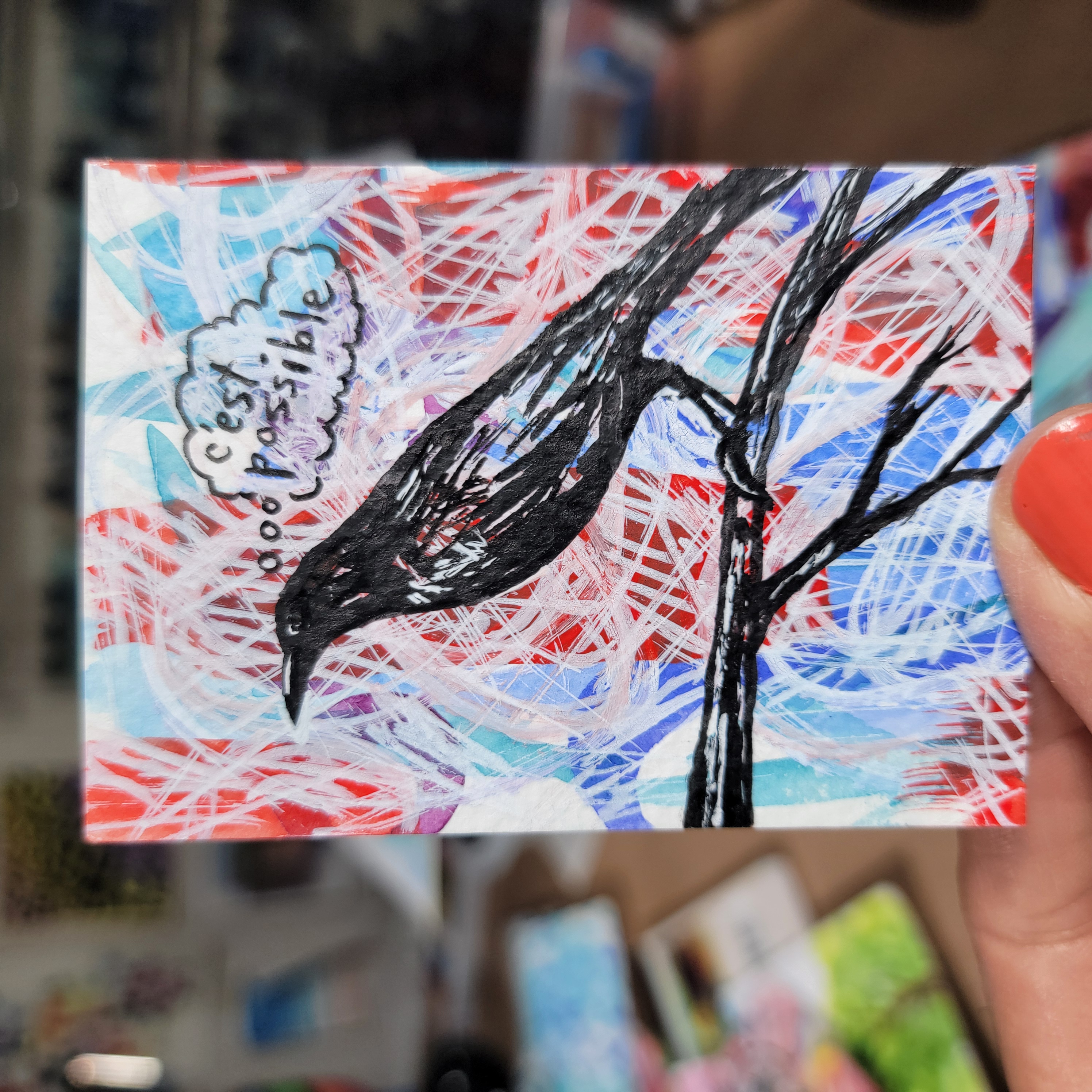 c'est possible aceo art card