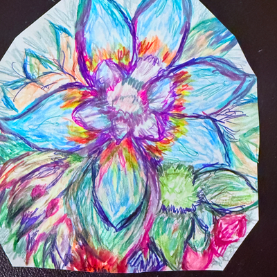 Flowers 2 aceo art card thumbnail 5