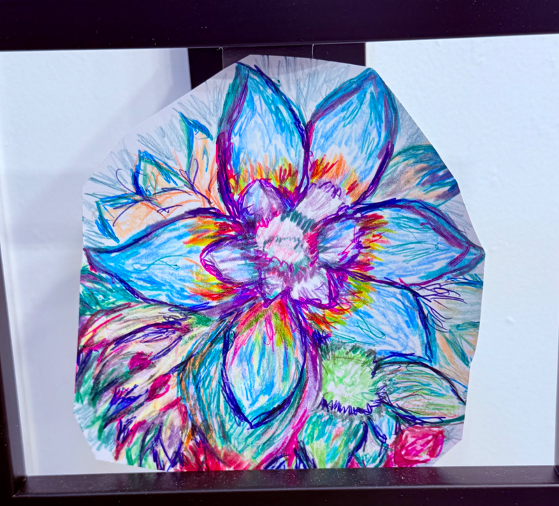 Flowers 2 aceo art card