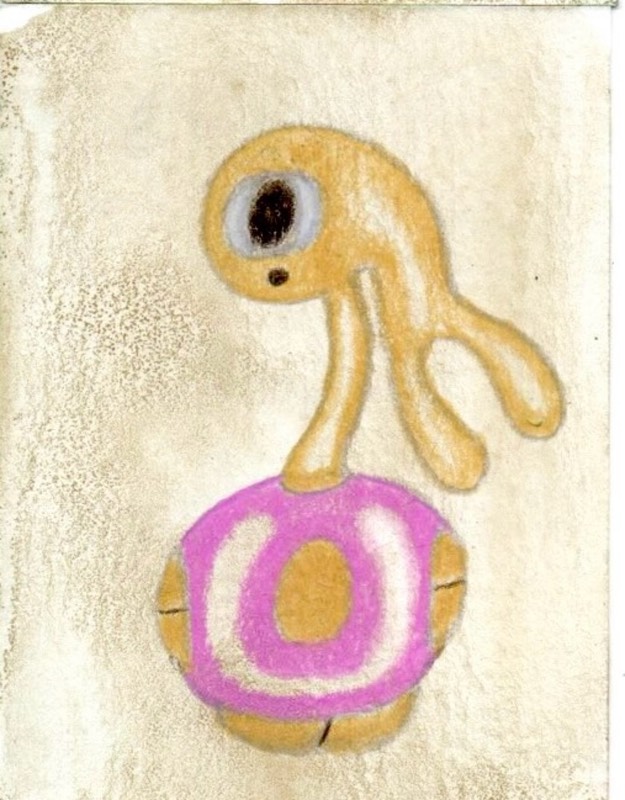 Cute Alien ACEO Pokemon Like Creature aceo art card