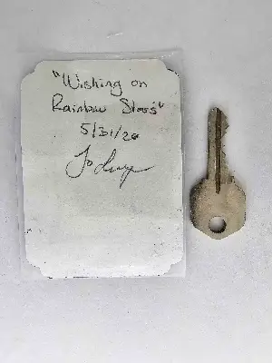 Wishing on Rainbow Stars aceo art card thumbnail 3