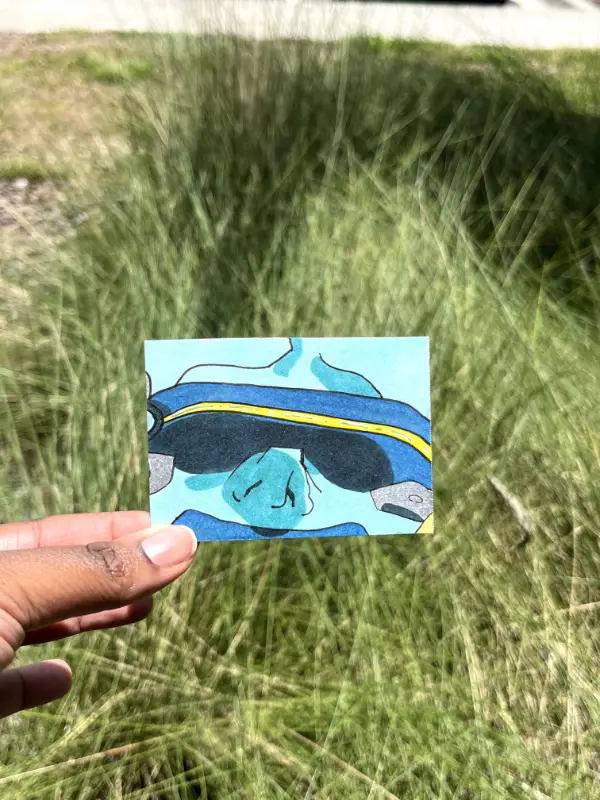 Pilar Cyberpunk Edgerunners aceo art card