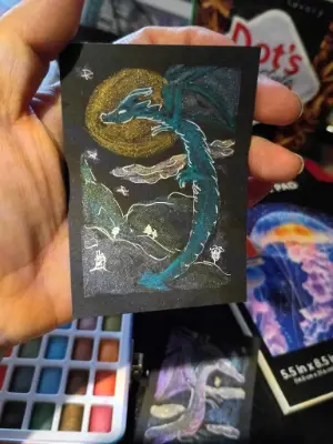 Chaos aceo art card thumbnail 1
