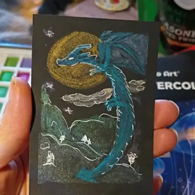 Chaos aceo art card thumbnail 2