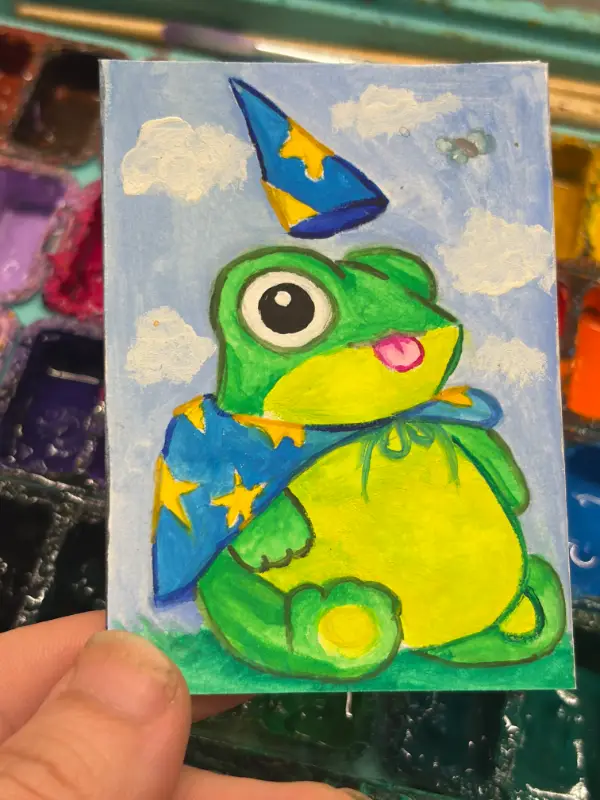 Derppy aceo art card